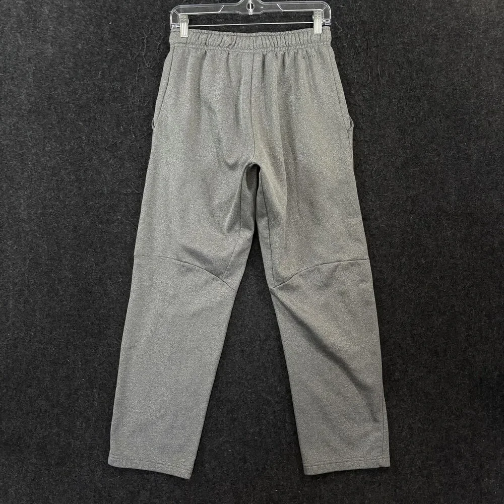 Nike Sweatpants Men's Small Gray Dri-FIT Fleece Pockets Drawstring Pants